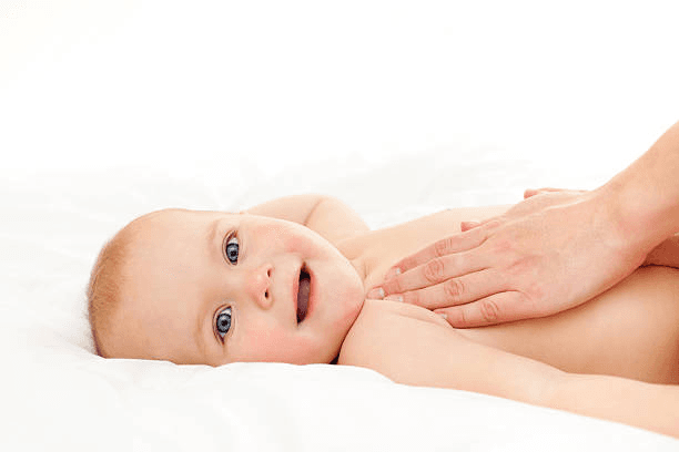 Newborn massage teaching visit